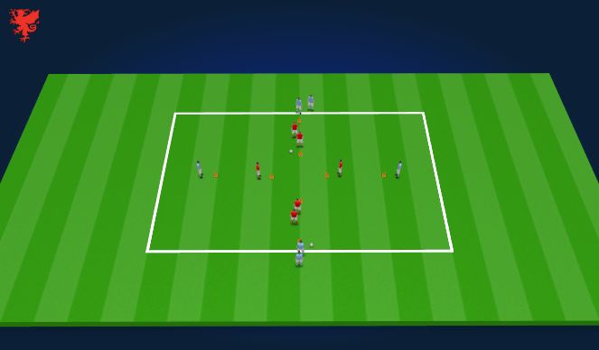 Football/Soccer Session Plan Drill (Colour): Screen 1