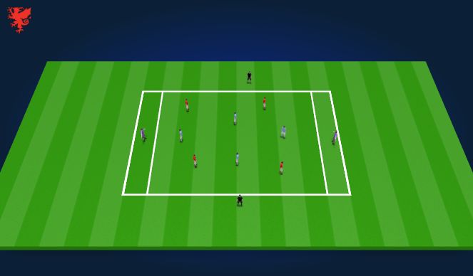 Football/Soccer Session Plan Drill (Colour): Screen 3
