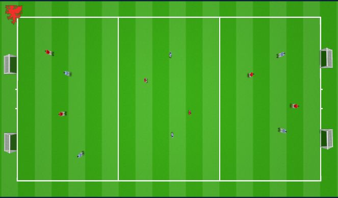 Football/Soccer Session Plan Drill (Colour): Screen 6