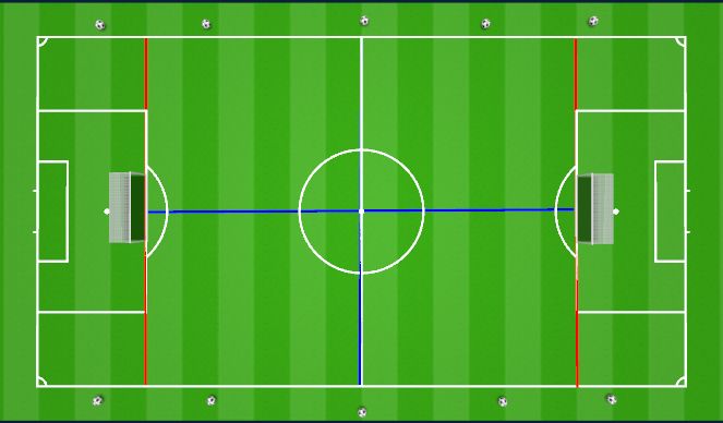 Football/Soccer Session Plan Drill (Colour): 8vs8 Gegenpressing
