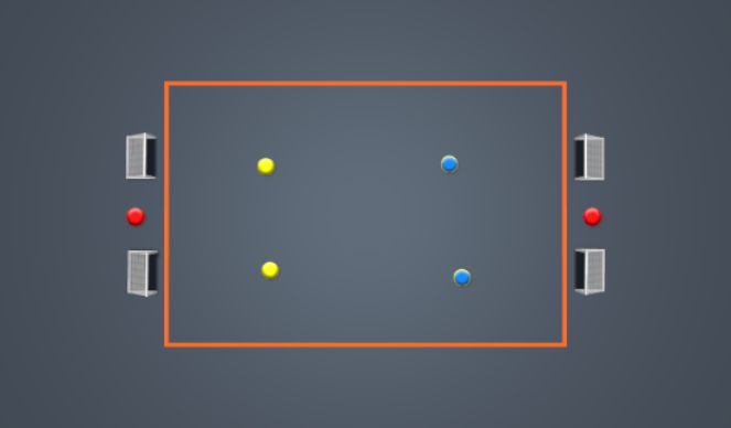 Football/Soccer Session Plan Drill (Colour): Active Recovery