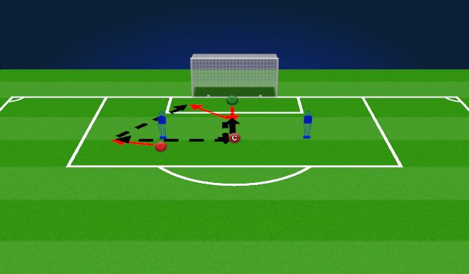 Football/Soccer Session Plan Drill (Colour): Screen 1
