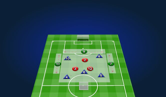 Football/Soccer Session Plan Drill (Colour): Screen 1