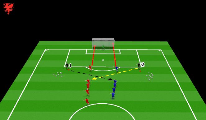 Football/Soccer Session Plan Drill (Colour): Screen 1