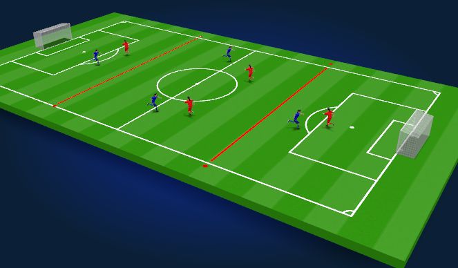 Football/Soccer Session Plan Drill (Colour): Screen 4