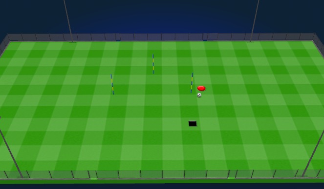 Football/Soccer Session Plan Drill (Colour): Passing & Receiving 