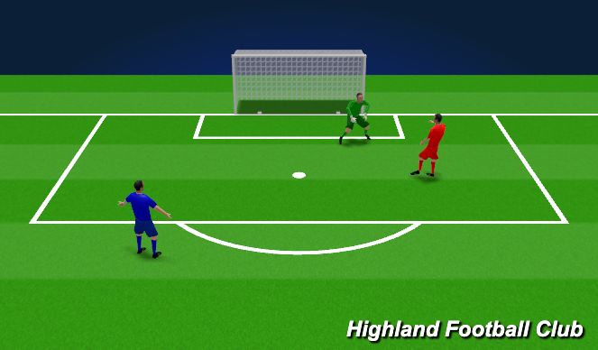 Football/Soccer Session Plan Drill (Colour): Drill 4 
