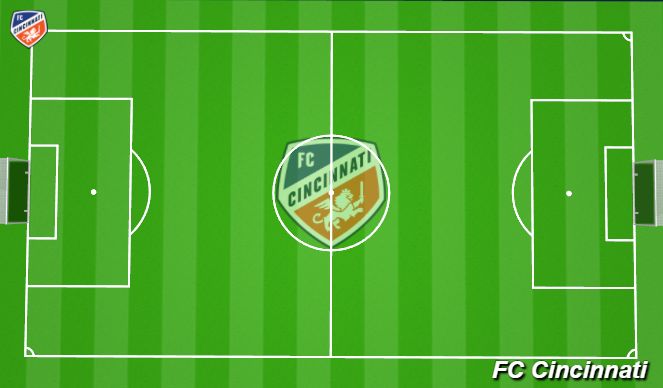 Football/Soccer Session Plan Drill (Colour): Bounding
