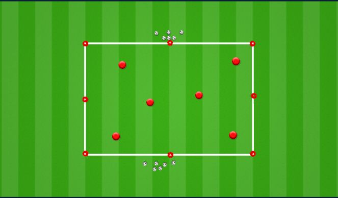 Football/Soccer Session Plan Drill (Colour): Tiger Tails