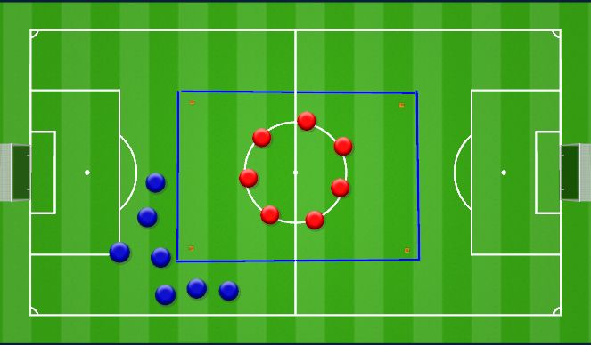 Football/Soccer Session Plan Drill (Colour): Cool Down