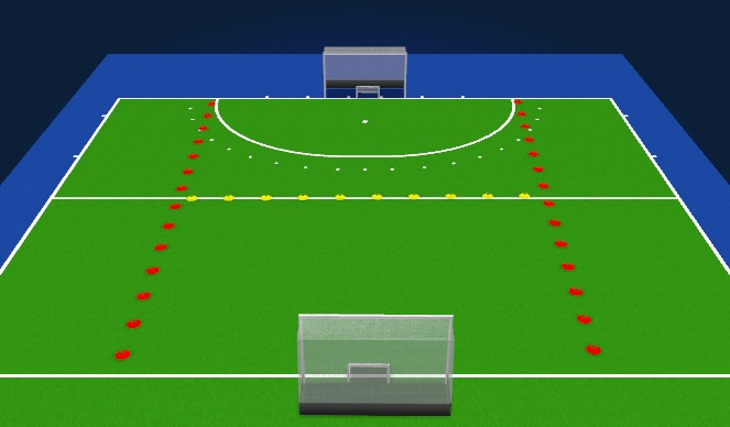 Hockey Session Plan Drill (Colour): Screen 1