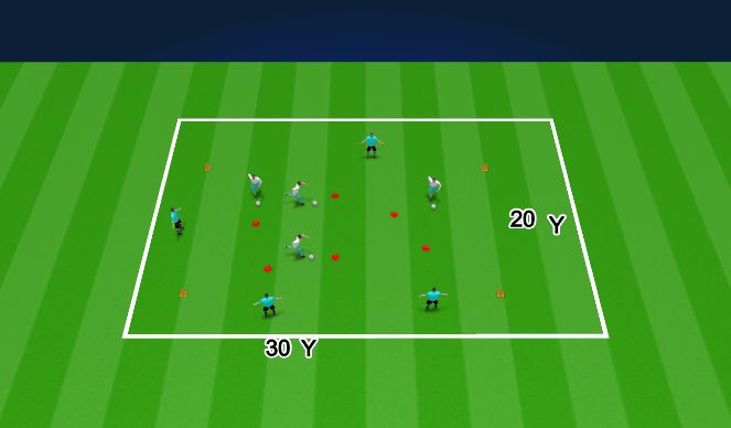 Football/Soccer Session Plan Drill (Colour): Screen 1