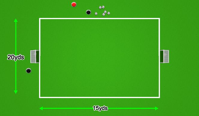 Football/Soccer Session Plan Drill (Colour): U9/U10 Arrival Game