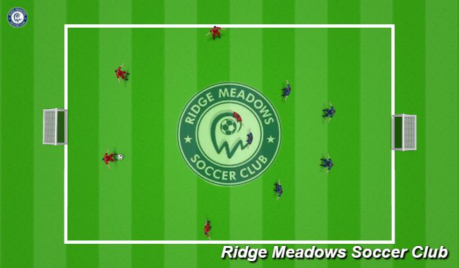 Football/Soccer Session Plan Drill (Colour): Normal Game