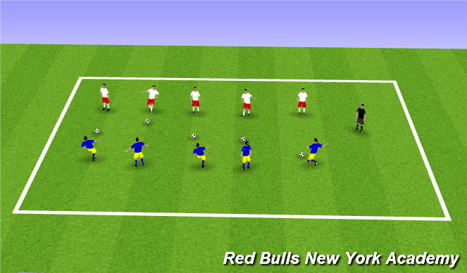 Football/Soccer Session Plan Drill (Colour): Main Theme