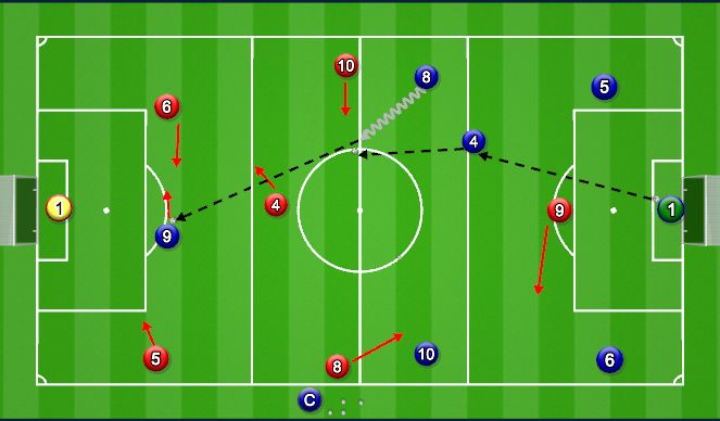 Football/Soccer Session Plan Drill (Colour): Picture 3 