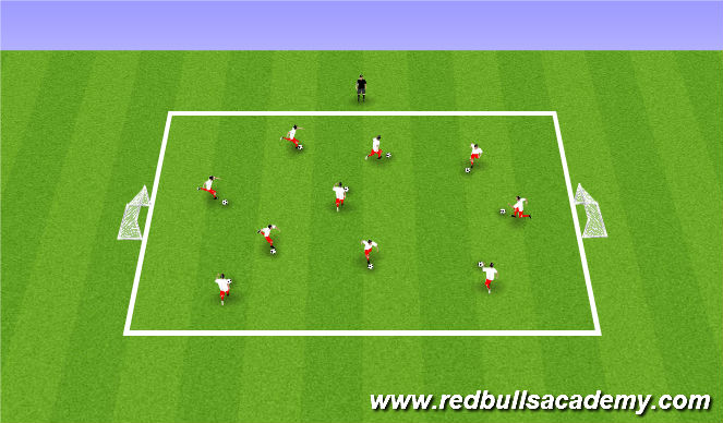Football/Soccer Session Plan Drill (Colour): Cars