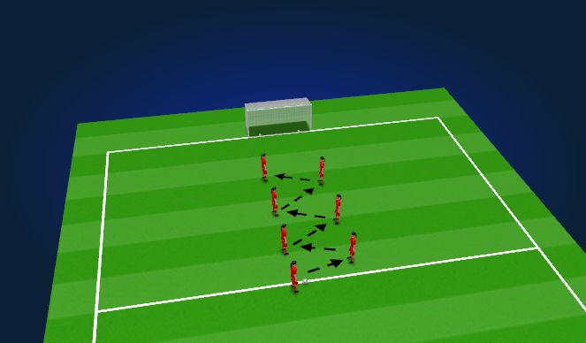 Football/Soccer Session Plan Drill (Colour): Screen 2