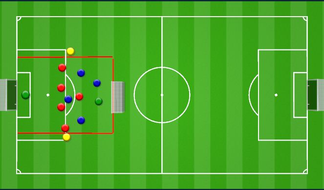 Football/Soccer Session Plan Drill (Colour): 4 gg 5 + 2N