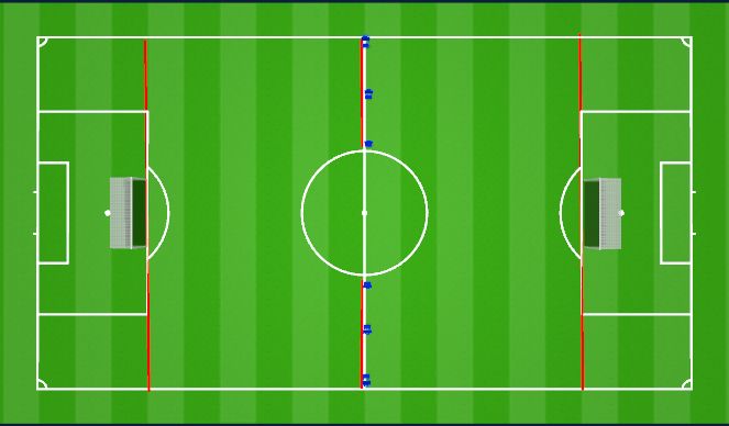 Football/Soccer Session Plan Drill (Colour): 11vs11 mit Provokation