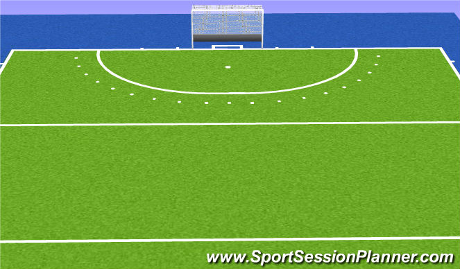 Hockey Session Plan Drill (Colour): Matchplay