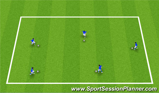 Football/Soccer Session Plan Drill (Colour): Part B