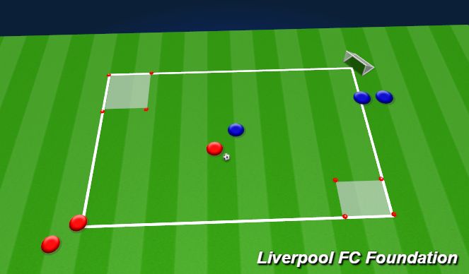 Football/Soccer Session Plan Drill (Colour): Screen 1