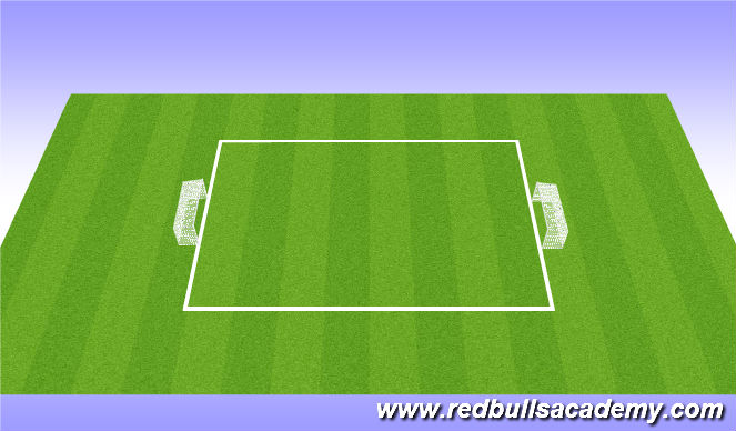 Football/Soccer Session Plan Drill (Colour): Conditioned game