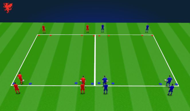 Football/Soccer Session Plan Drill (Colour): Screen 1
