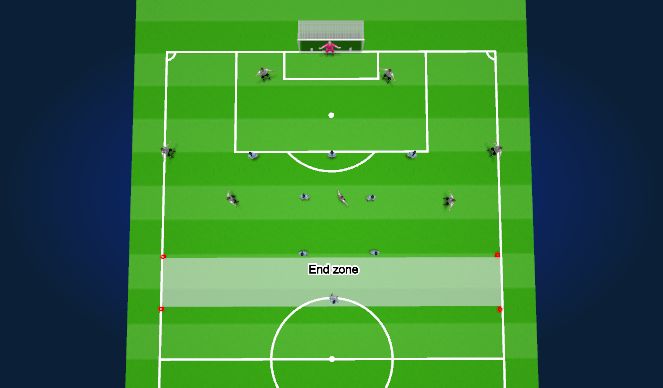 Football/Soccer Session Plan Drill (Colour): Game Training
