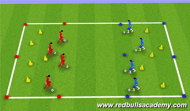 Football/Soccer Session Plan Drill (Colour): World Explorer