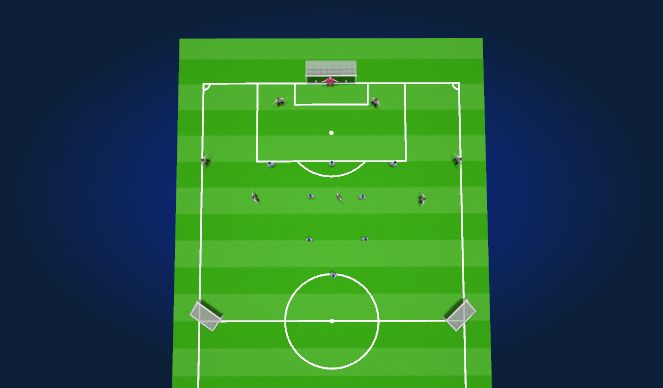 Football/Soccer Session Plan Drill (Colour): Training Game