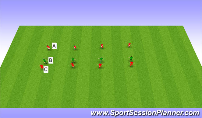Football/Soccer Session Plan Drill (Colour): Screen 1