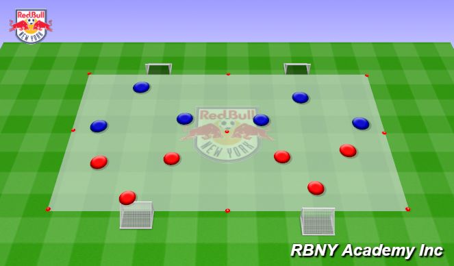 Football/Soccer Session Plan Drill (Colour): Match
