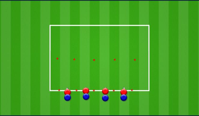 Football/Soccer Session Plan Drill (Colour): Skills Gauntlet