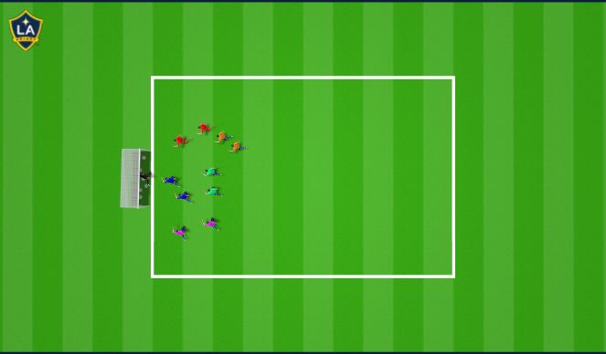 Football/Soccer Session Plan Drill (Colour): World Cup