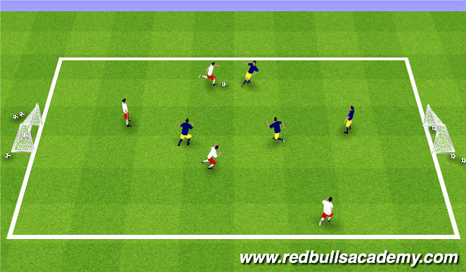 Football/Soccer Session Plan Drill (Colour): Tournament 4v4