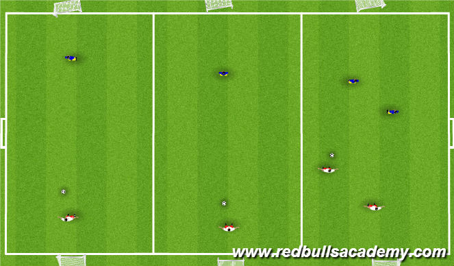 Football/Soccer Session Plan Drill (Colour): Screen 1