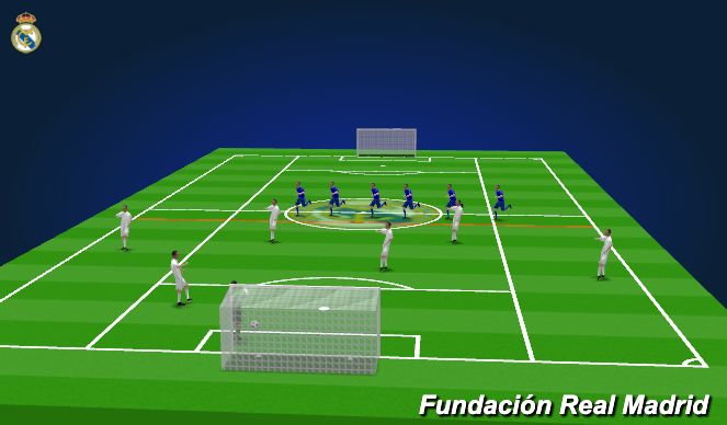 Football/Soccer Session Plan Drill (Colour): Animación 1