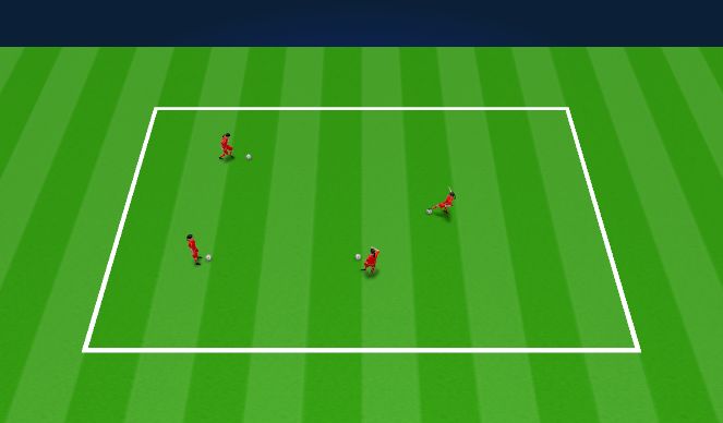 Football/Soccer Session Plan Drill (Colour): Direction Change Warm-Up