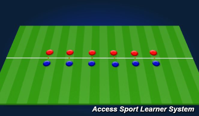 Football/Soccer Session Plan Drill (Colour): Warm Up