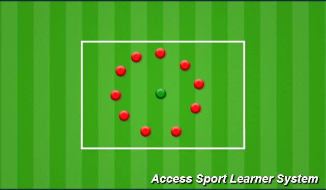 Football/Soccer Session Plan Drill (Colour): Cool Down
