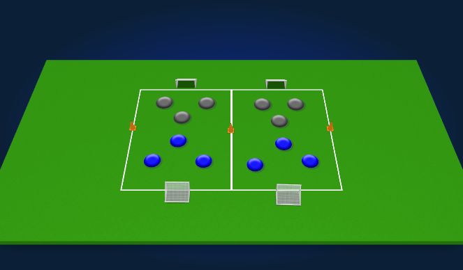 Football/Soccer Session Plan Drill (Colour): Phase 1