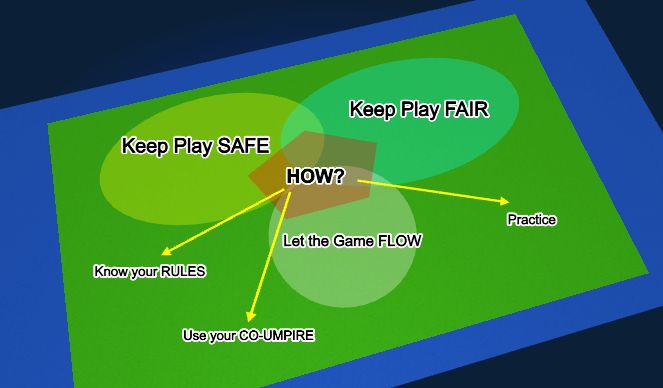 Hockey Session Plan Drill (Colour): Function of the Umpire